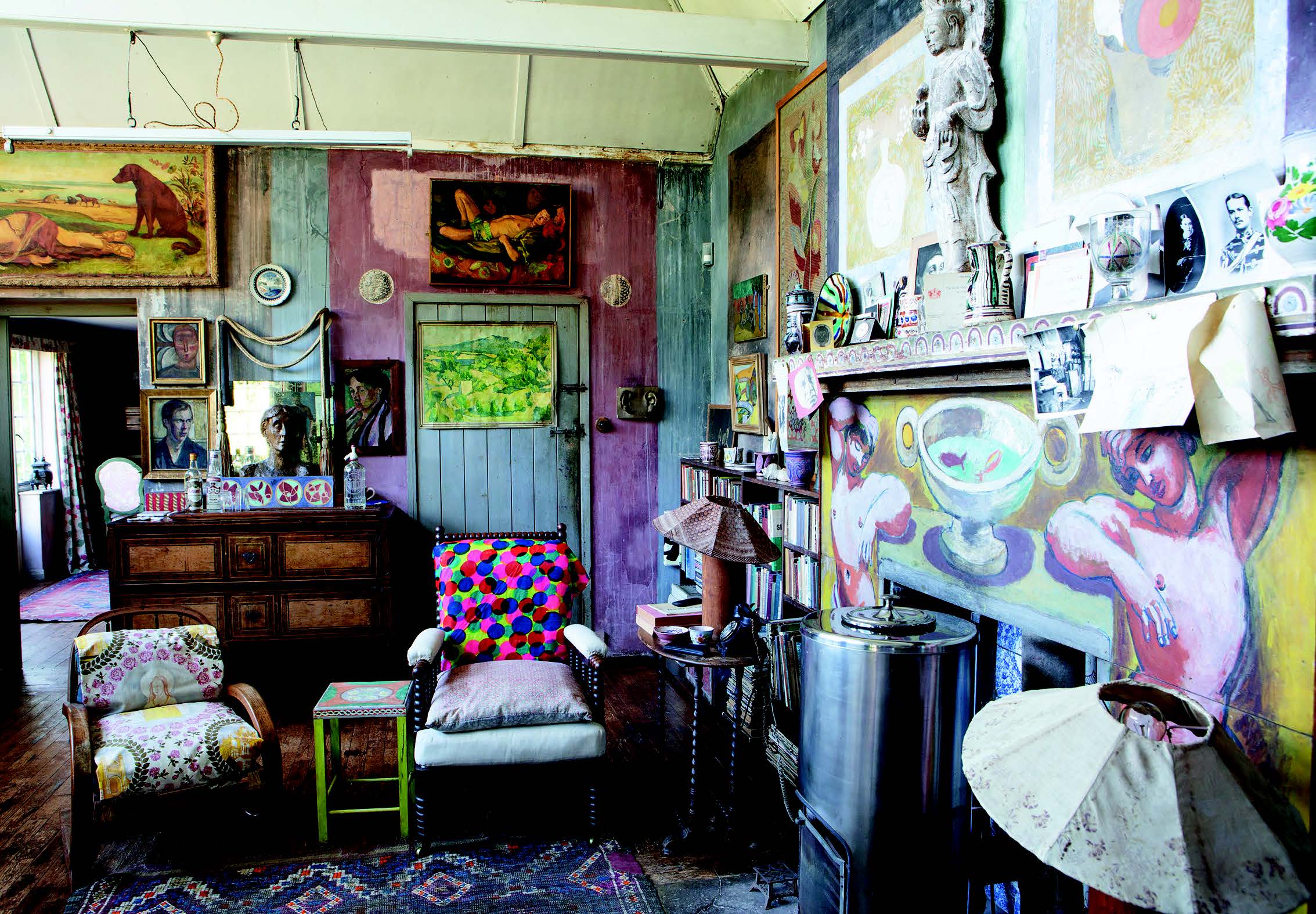 Duncan Grant’s studio at Charleston