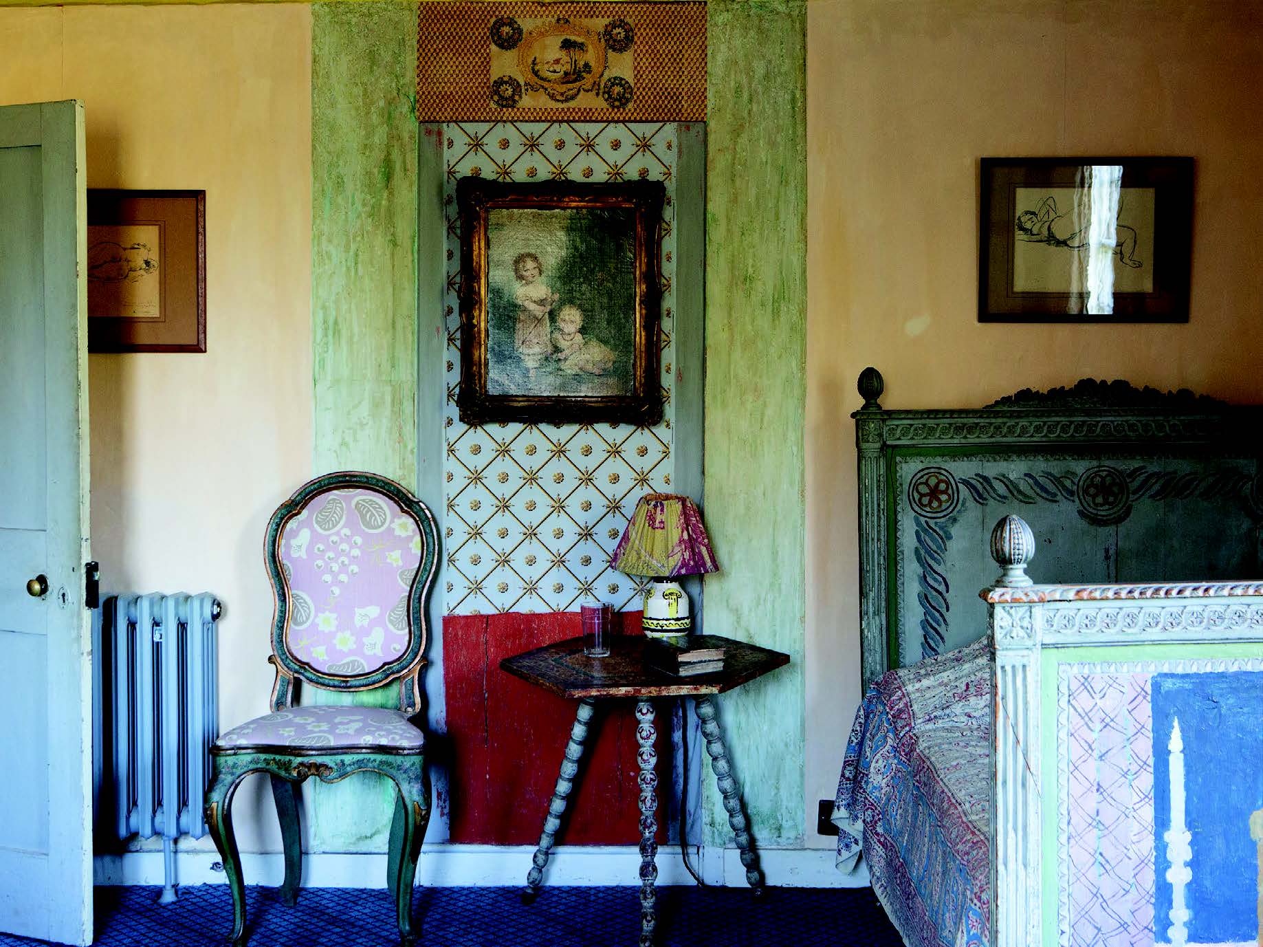 Clive Bell’s bedroom at Charleston