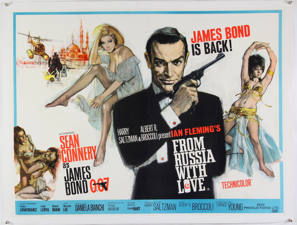 Vintage James Bond poster makes thousands - Antique Collecting