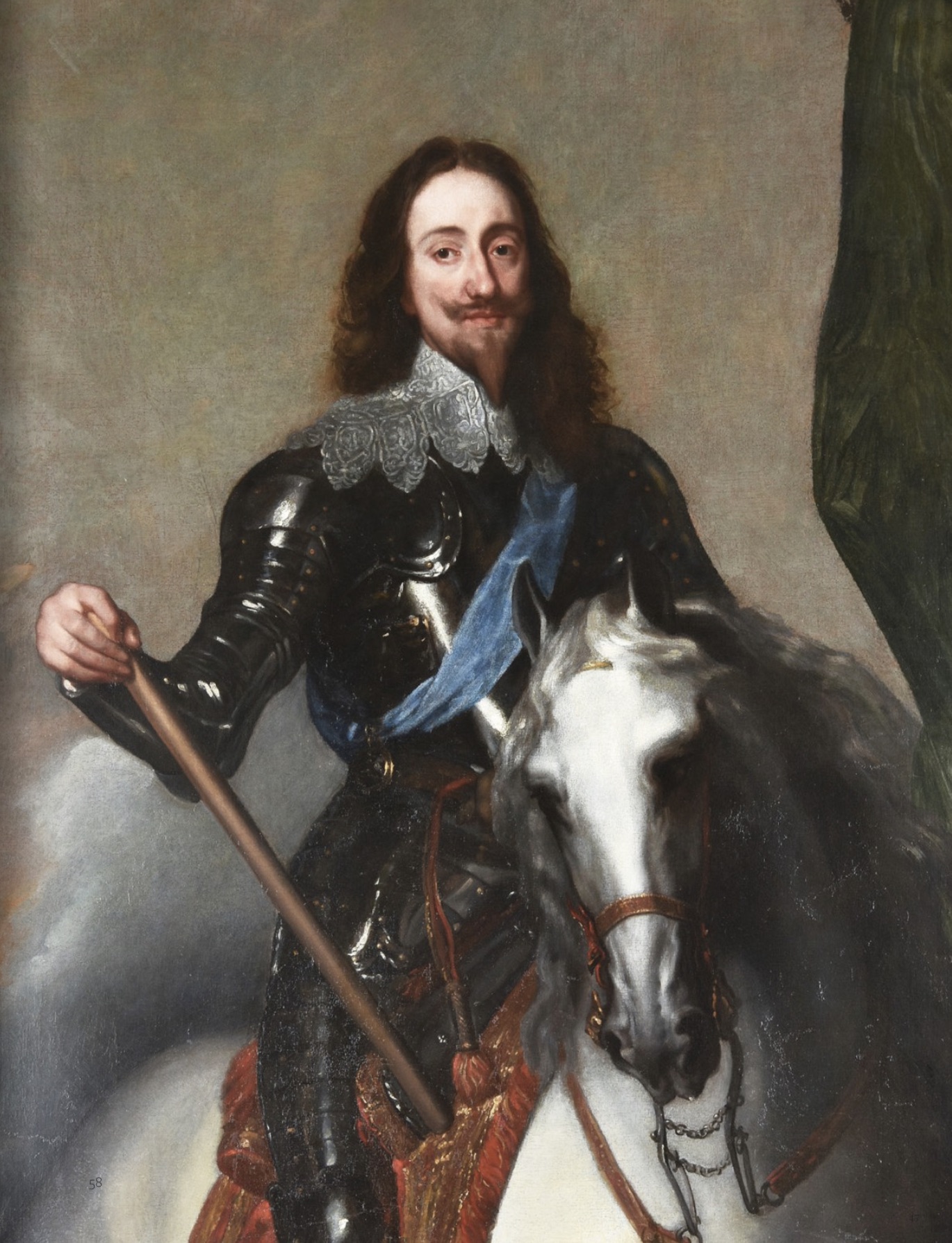 Oil portrait of King Charles I