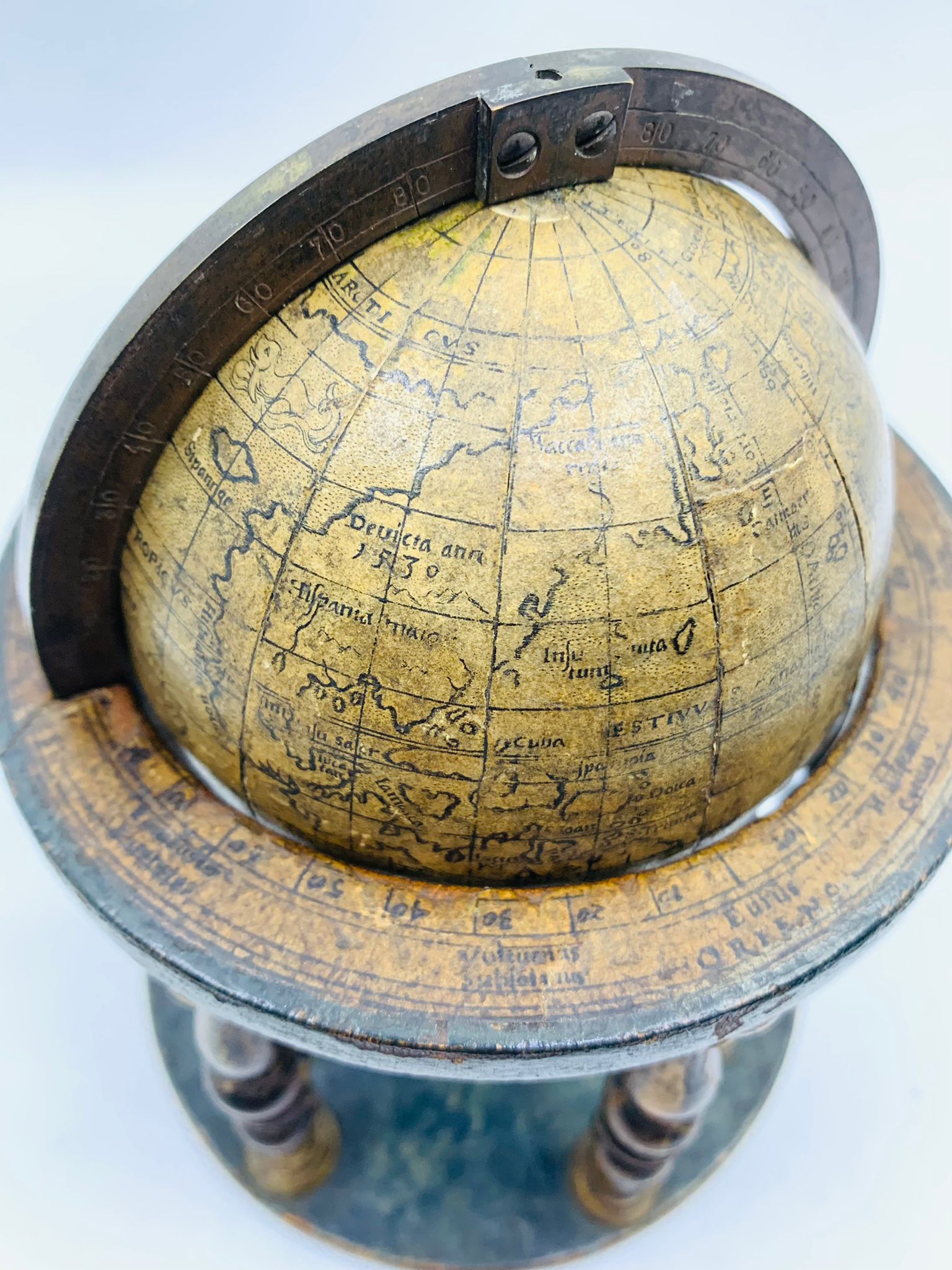 The globe dating back to circa 1560