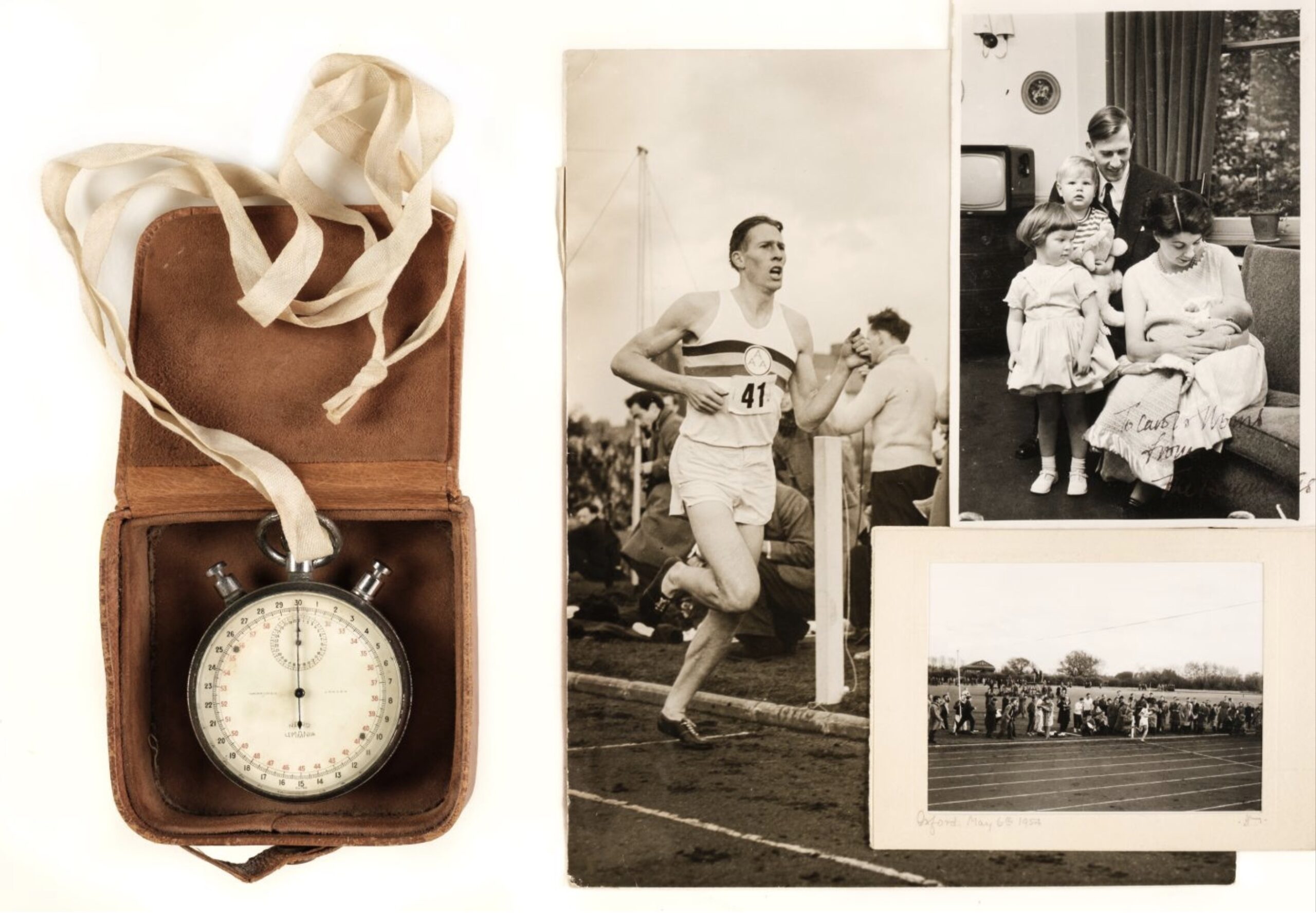 Stopwatch for Roger Bannister 4-minute mile