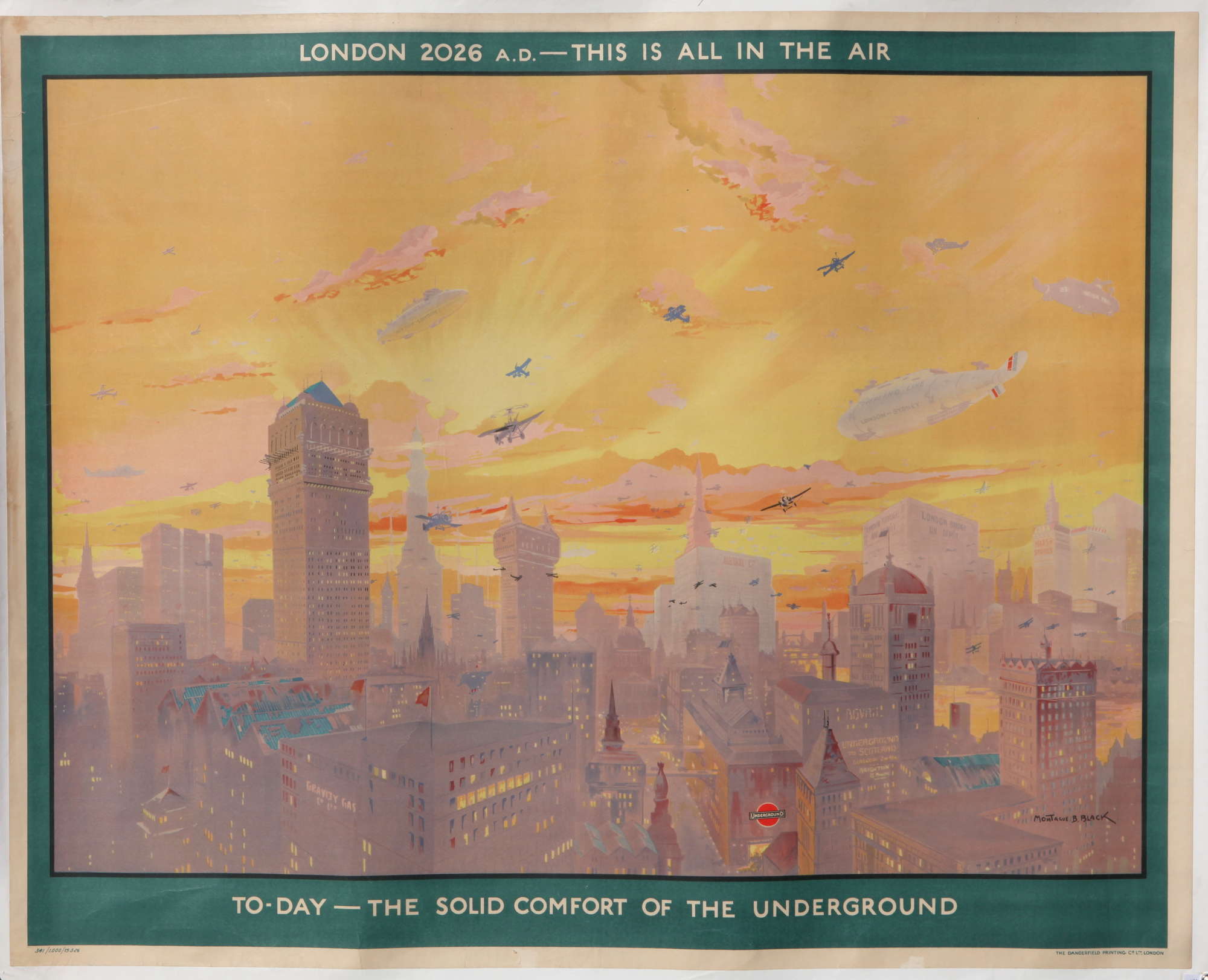 Vintage London Underground poster