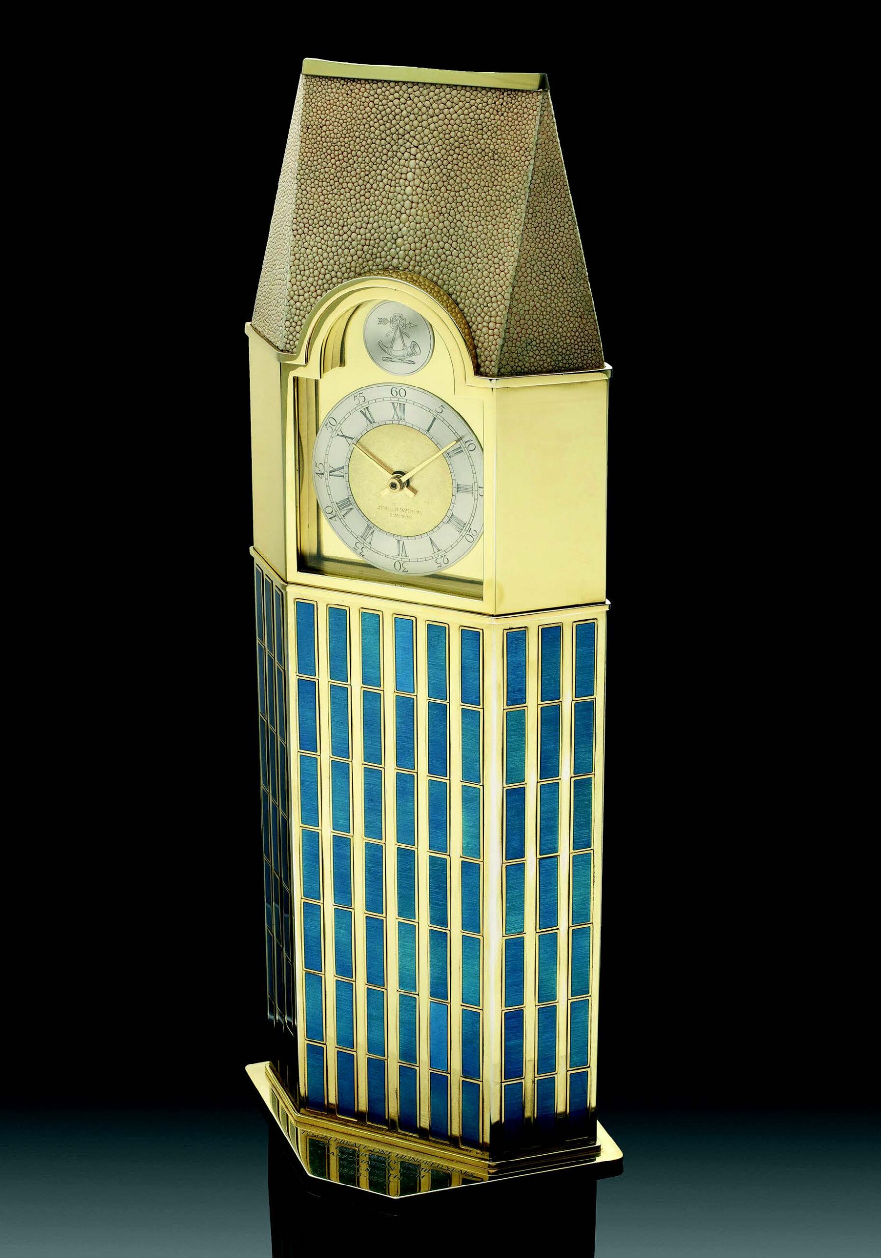 Gerald Benney (1930-2008) Skyscraper timepiece commissioned by WH Smith