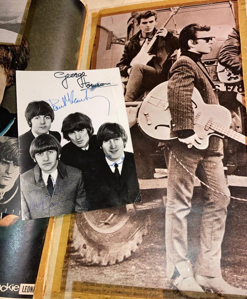 Beatles photographs signed by Paul McCartney, John Lennon, George Harrison and Ringo Starr