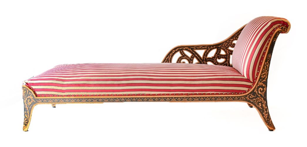 Antique chaise longue