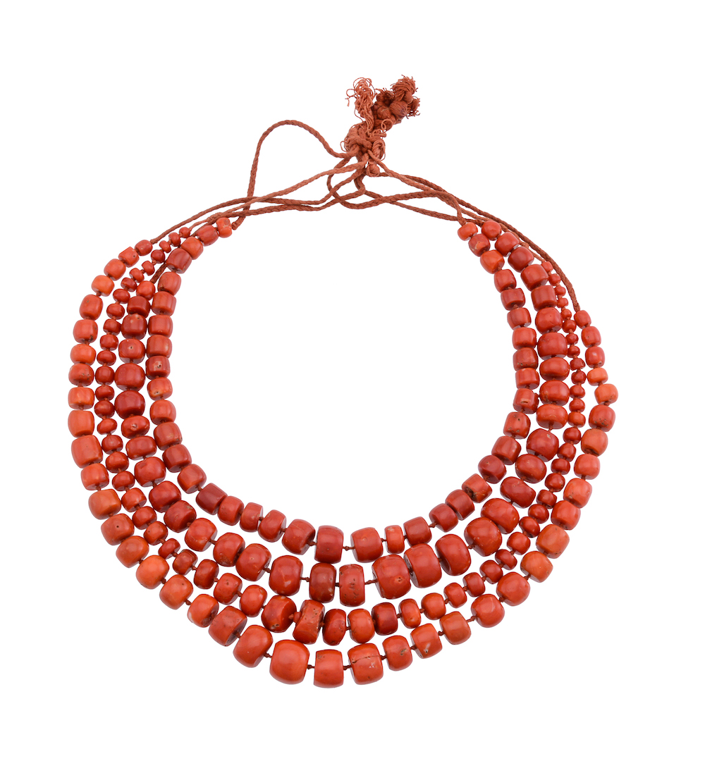 Coral necklace from Rothschild collection