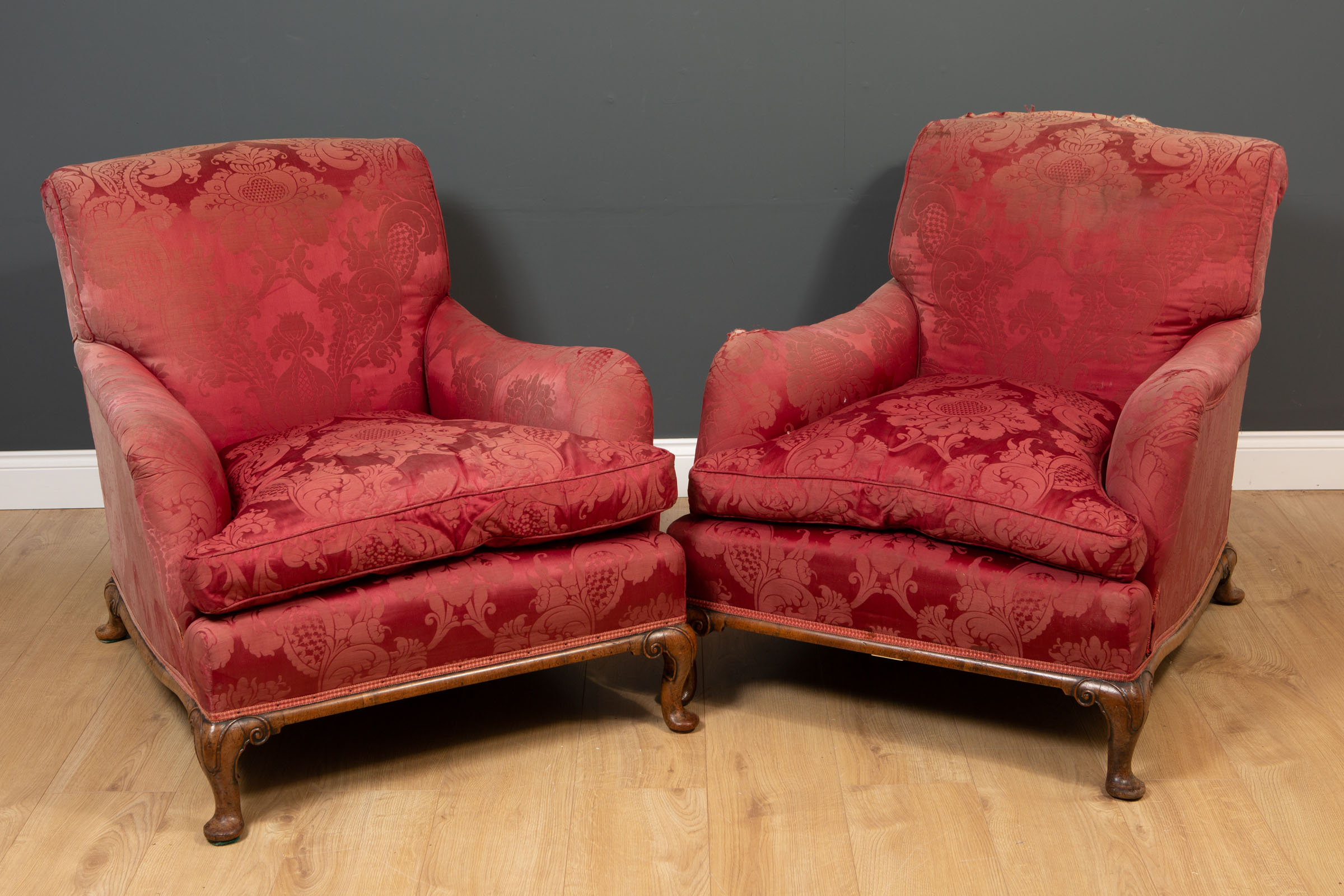 Howard & Sons style armchairs