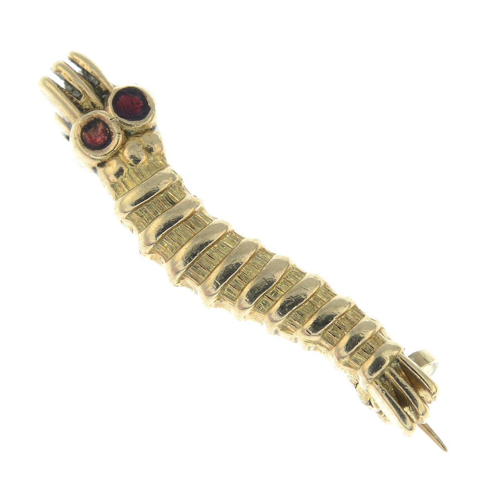 A Caterpillar Club brooch that belonged to a WWII Spitfire pilot