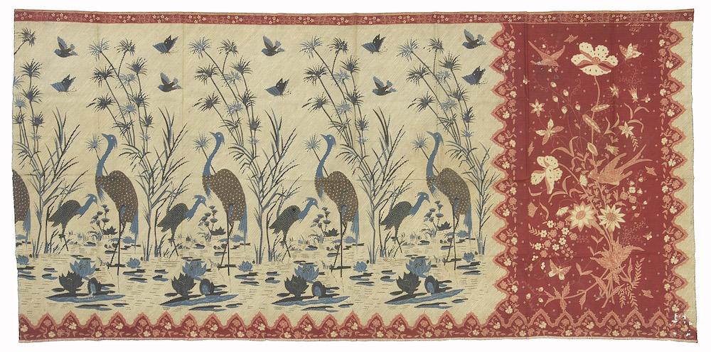 Sarung with Cranes