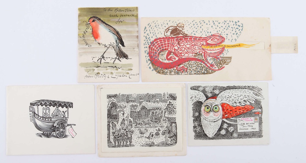 Various artworks by Edward Bawden