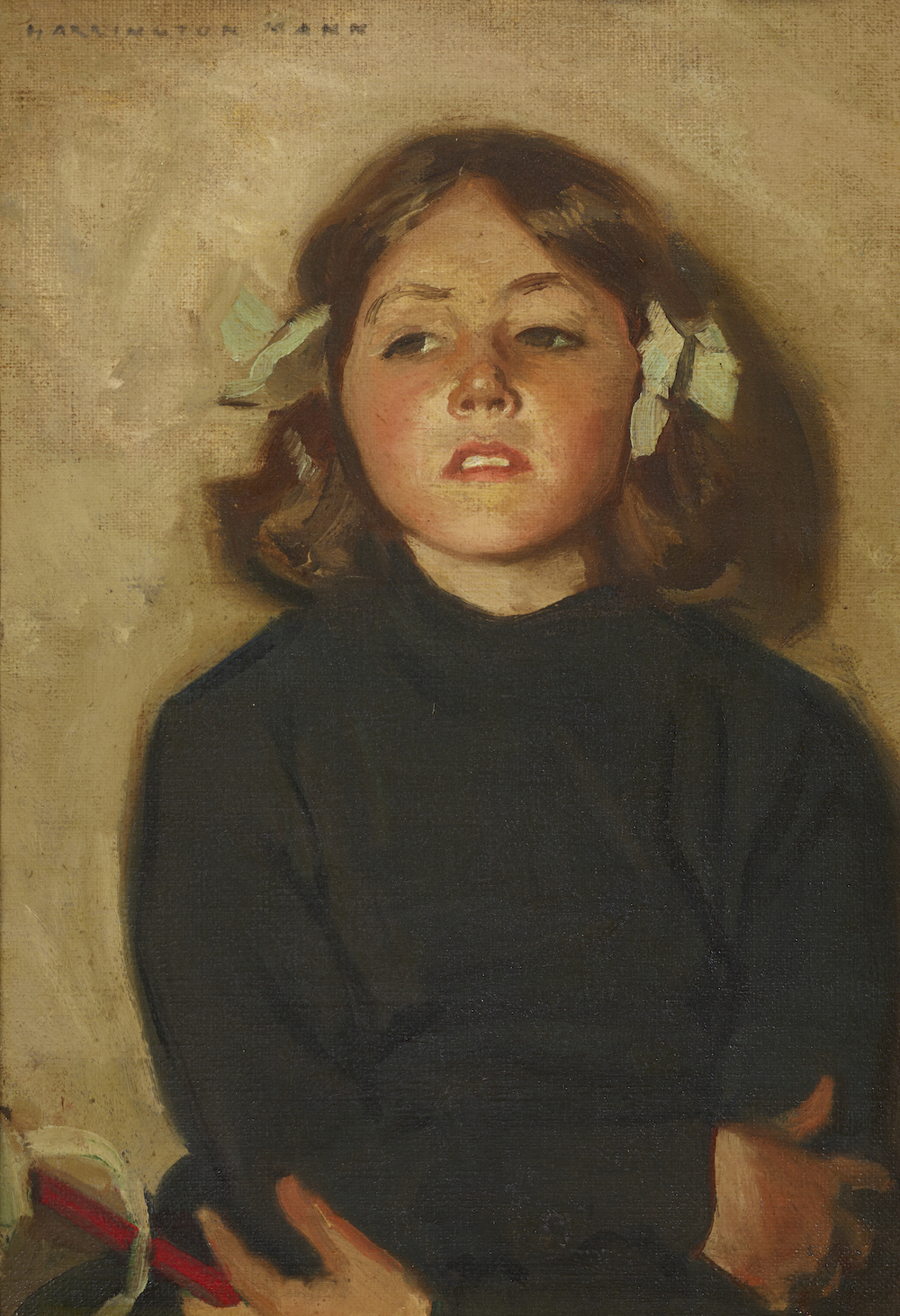 A portrait by Harrington Mann of his daughter Cathleen