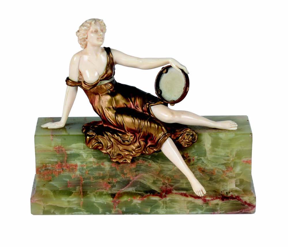 Ferdinand Preiss (1882-1943) Tambourine Player Sitting, c. 1930