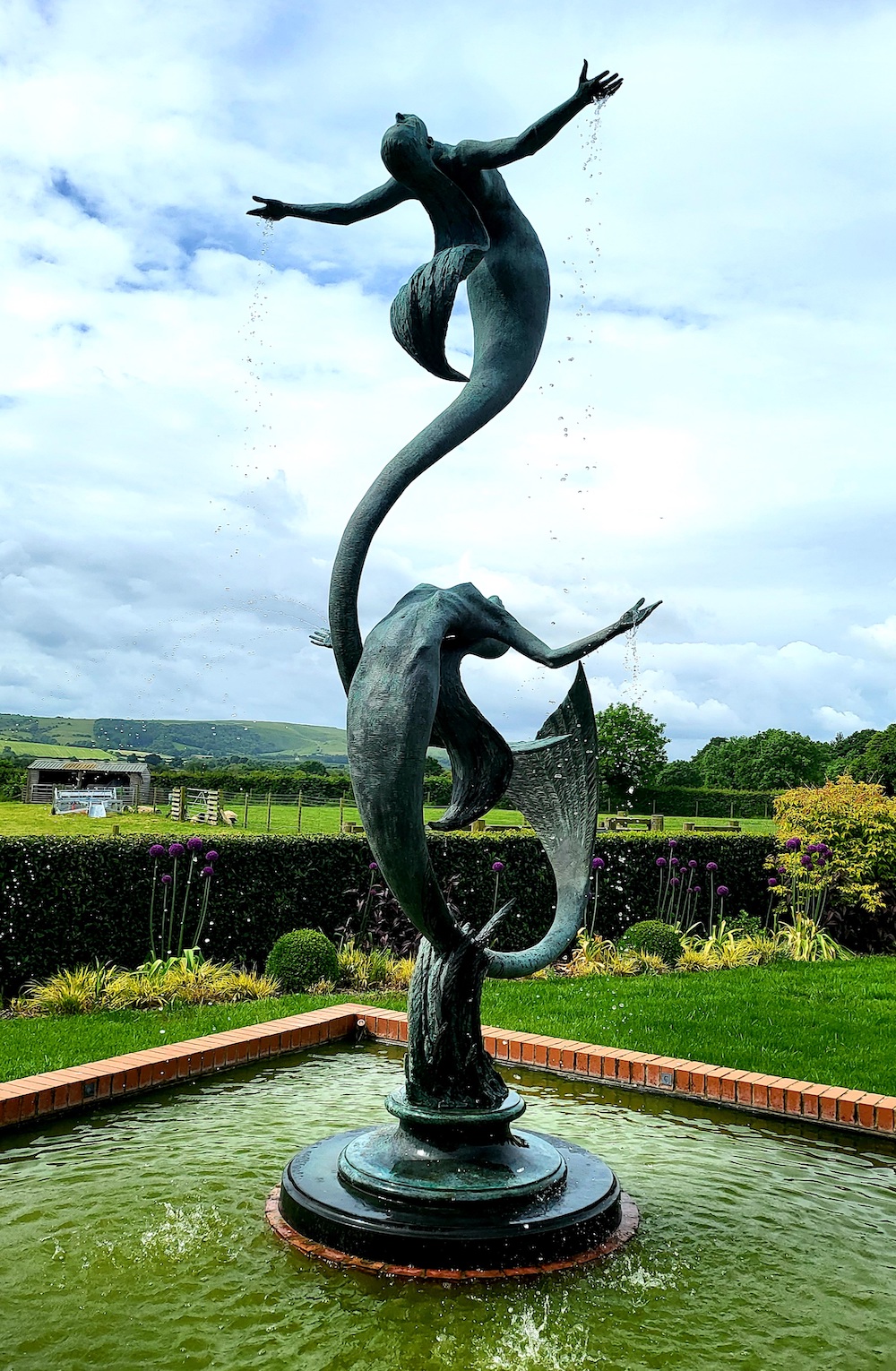 The Mermaids bronze by David Goode