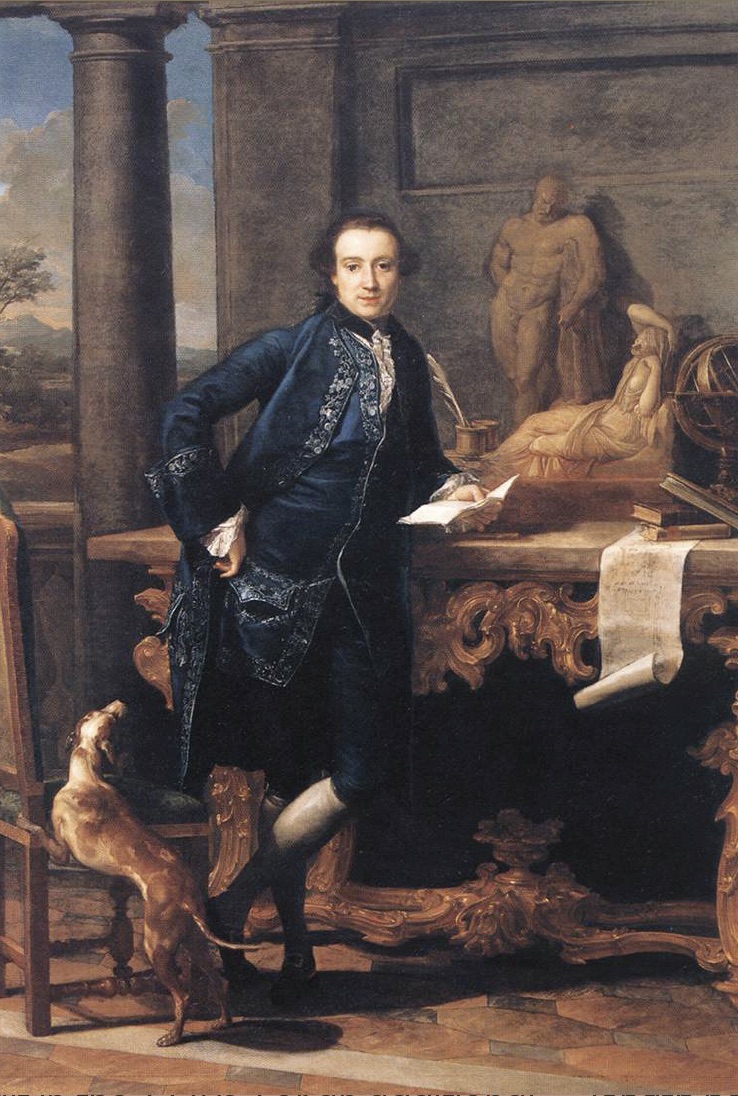 Pompeo Batoni (1708-1787) portrait of Charles John Crowle (1738-1811)