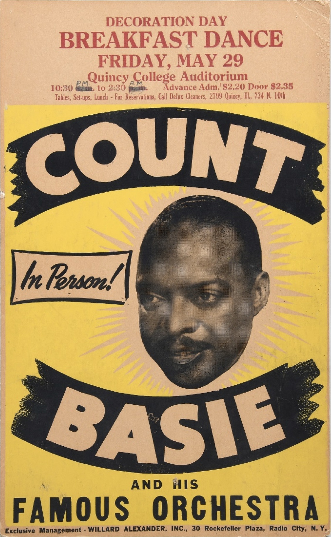 An original poster for Count Basie