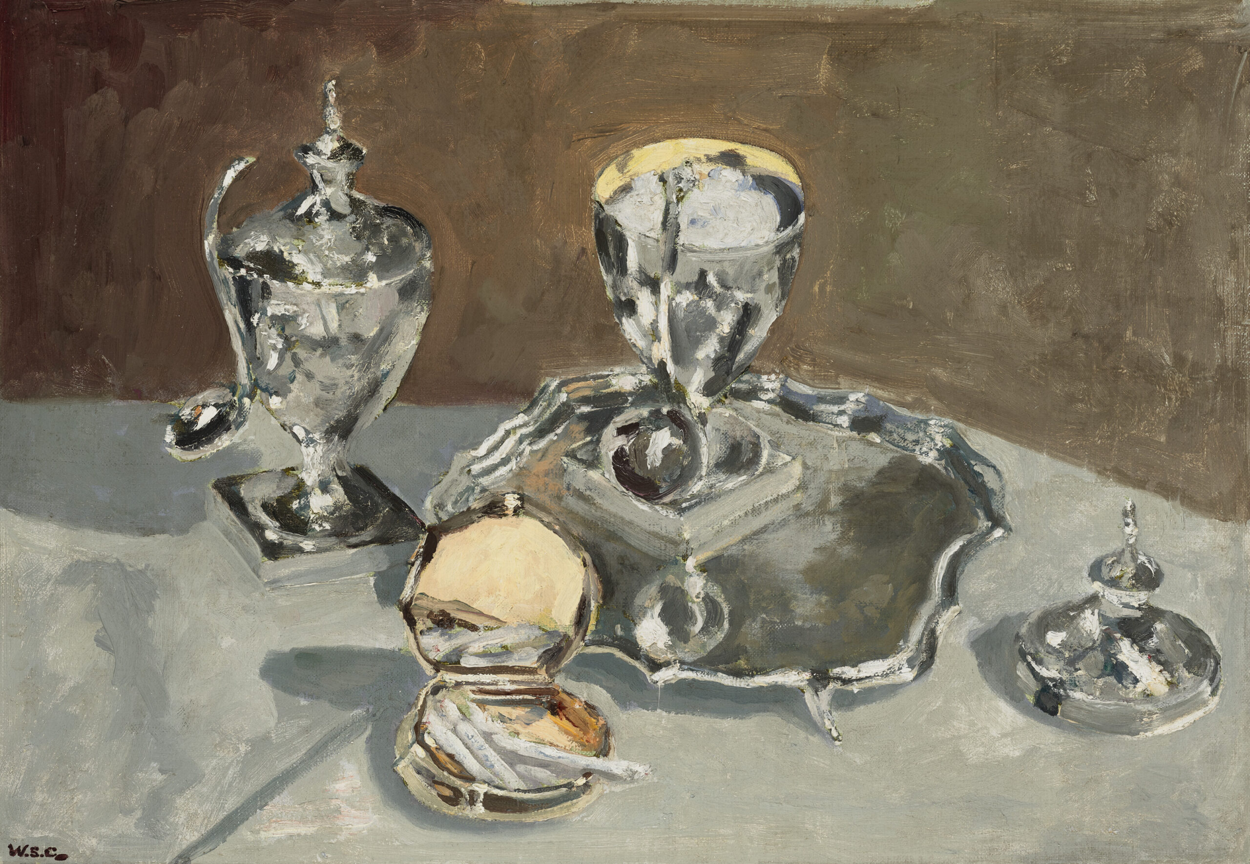 Sir Winston Churchill, Still Life Silver, Chartwell