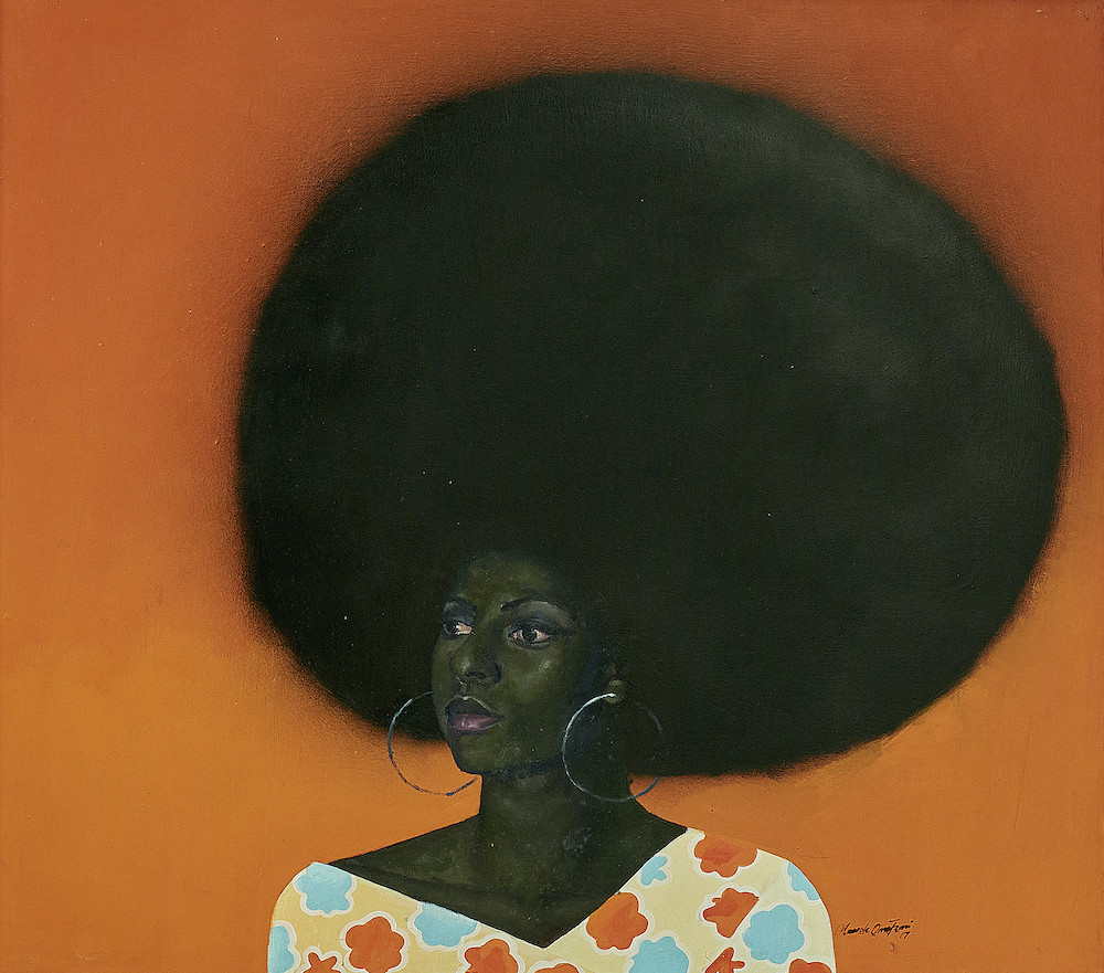 Godwin Oluwole Omofemi (Nigerian, born 1988) Portrait of a Lady