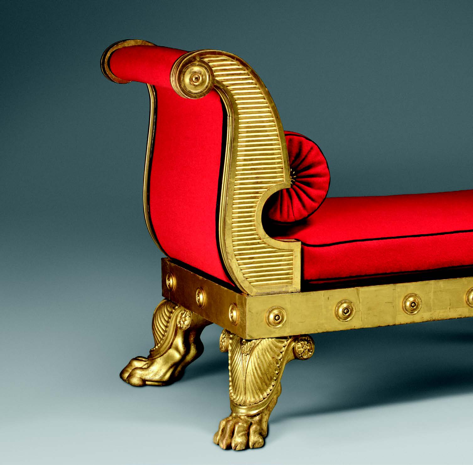 Thomas Hope (1769-1831) Gildedwood bench in the Egyptian style