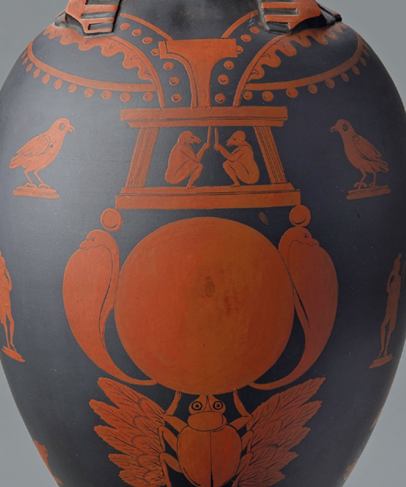 Detail from Wedgwood’s canopic jar 