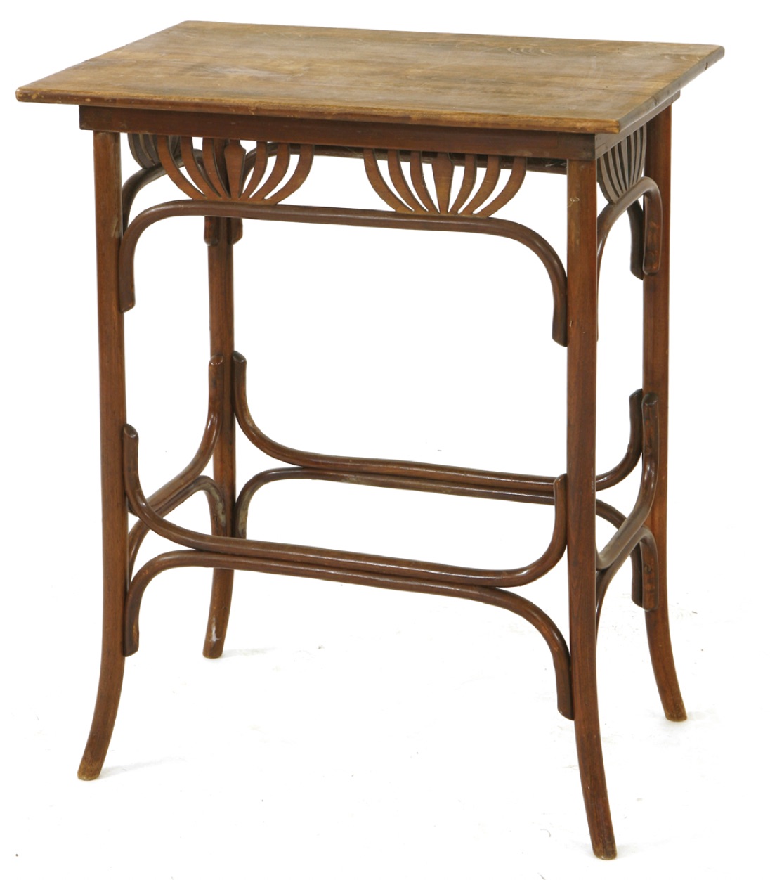 An early 20th-century Thonet bentwood side table