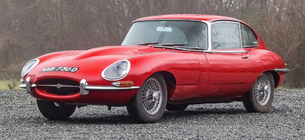 A 1966 E-Type Jaguar