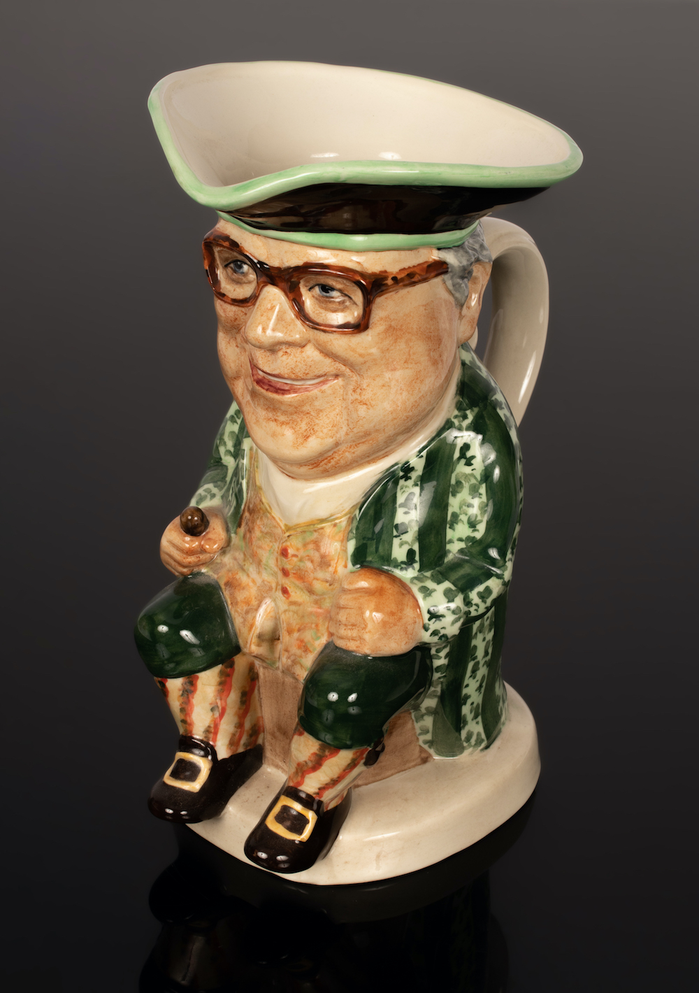 A toby jug in the form of Henry Sandon by Staffordshire maker Kevin Francis Ceramics