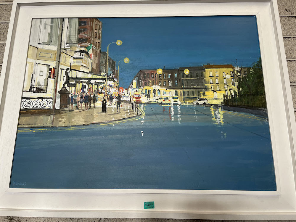 A John Morris painting of The Shelbourne Hotel in Dublin