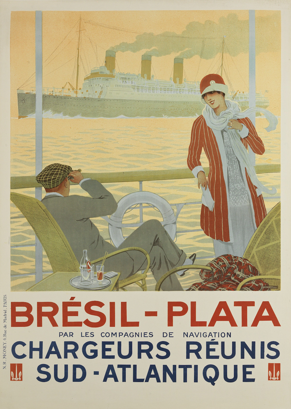 Vintage travel poster designed by Georges Taboureau