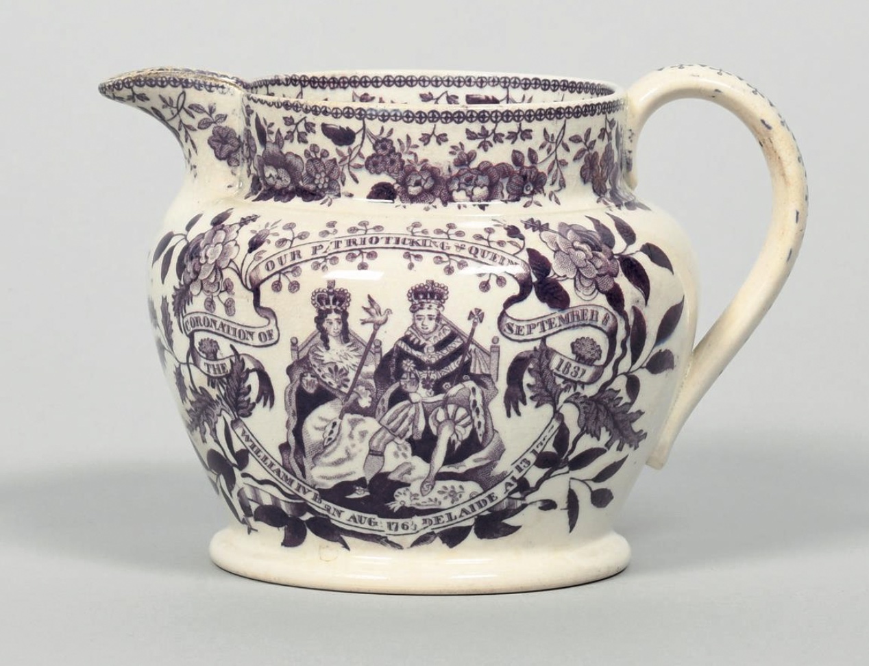 An antique coronation cup for William IV and Princess Adelaide