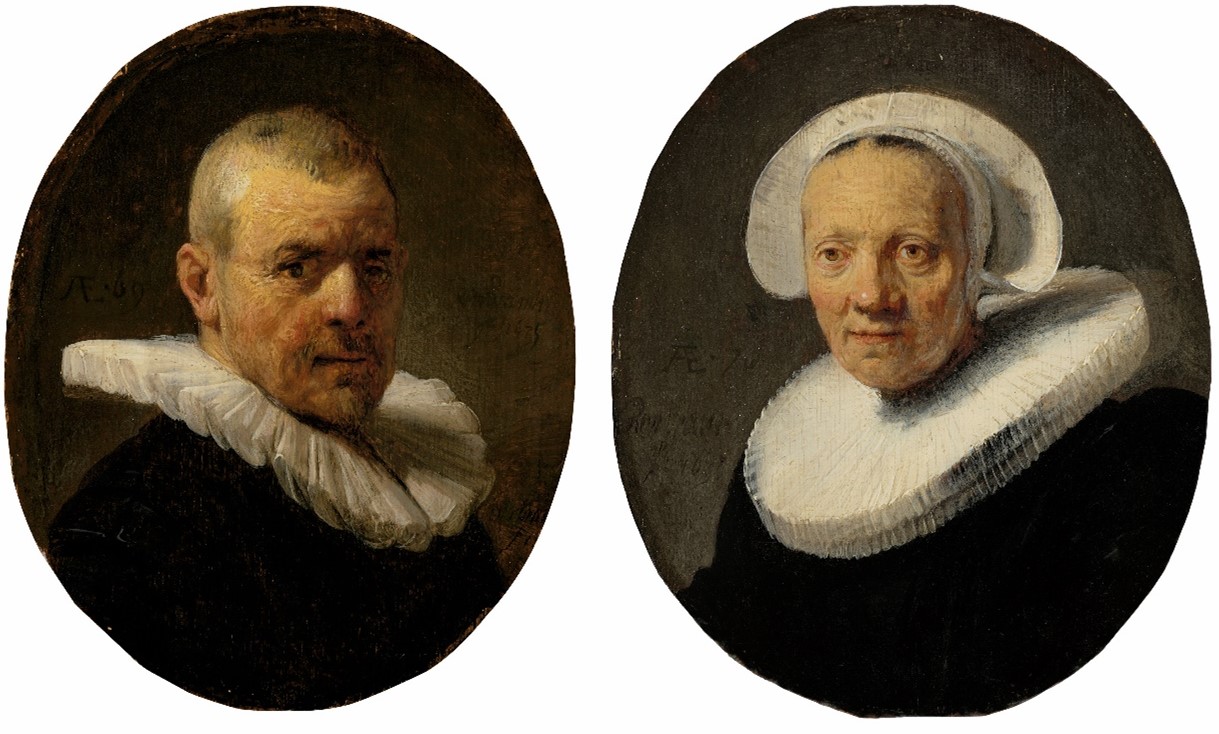 A pair of rediscovered portraits by Rembrandt