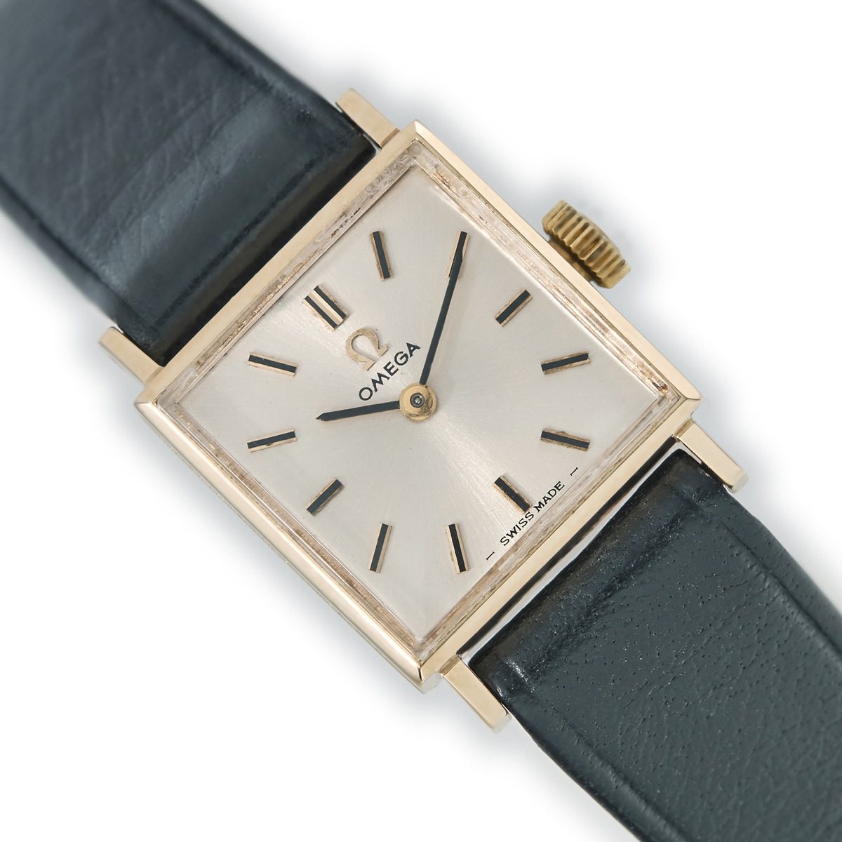 Ladies Square Omega 1969 9ct Gold 