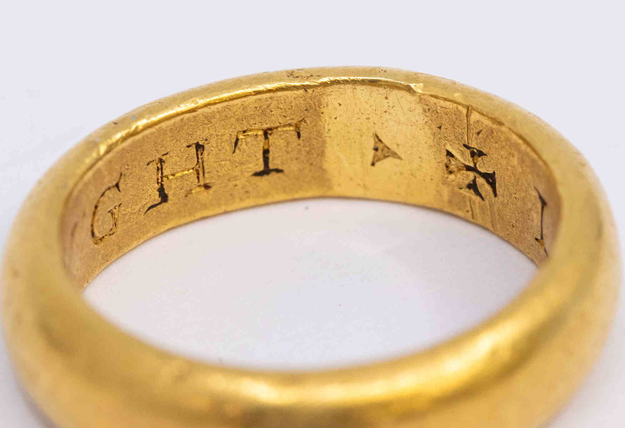 The 16th century posy ring may have been connected to the Sheriff of Nottingham