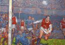 Football paintings look match fit for sale