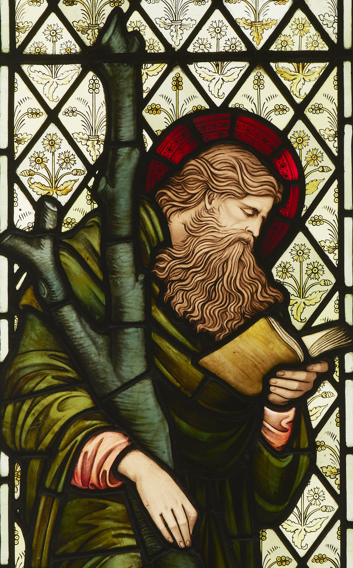 Sir Edward Burne-Jones for Morris and Co. A stained glass panel