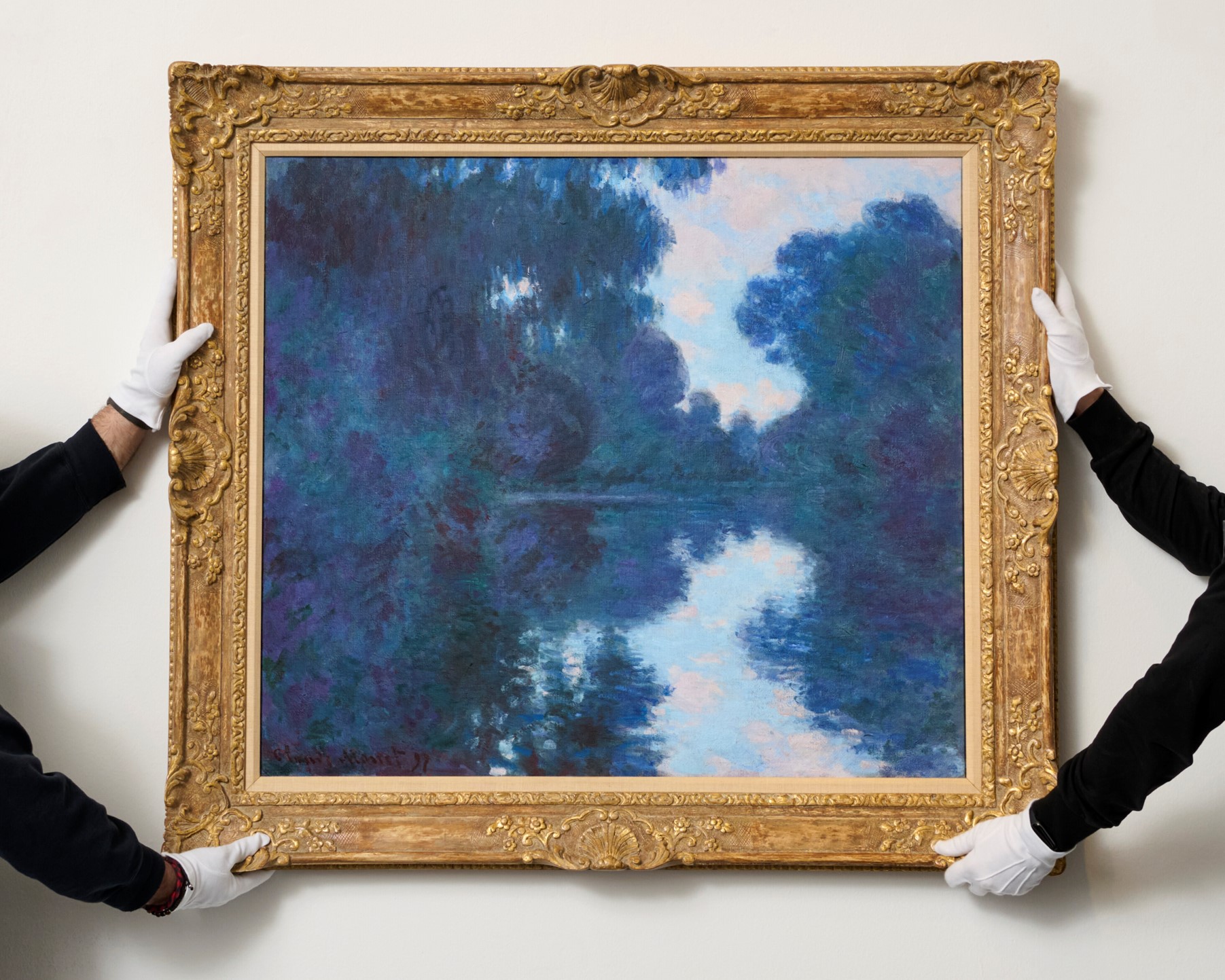 Claude Monet’s Matinée sur la Seine, temps net