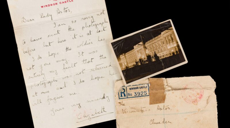 A letter from Queen Elizabeth II