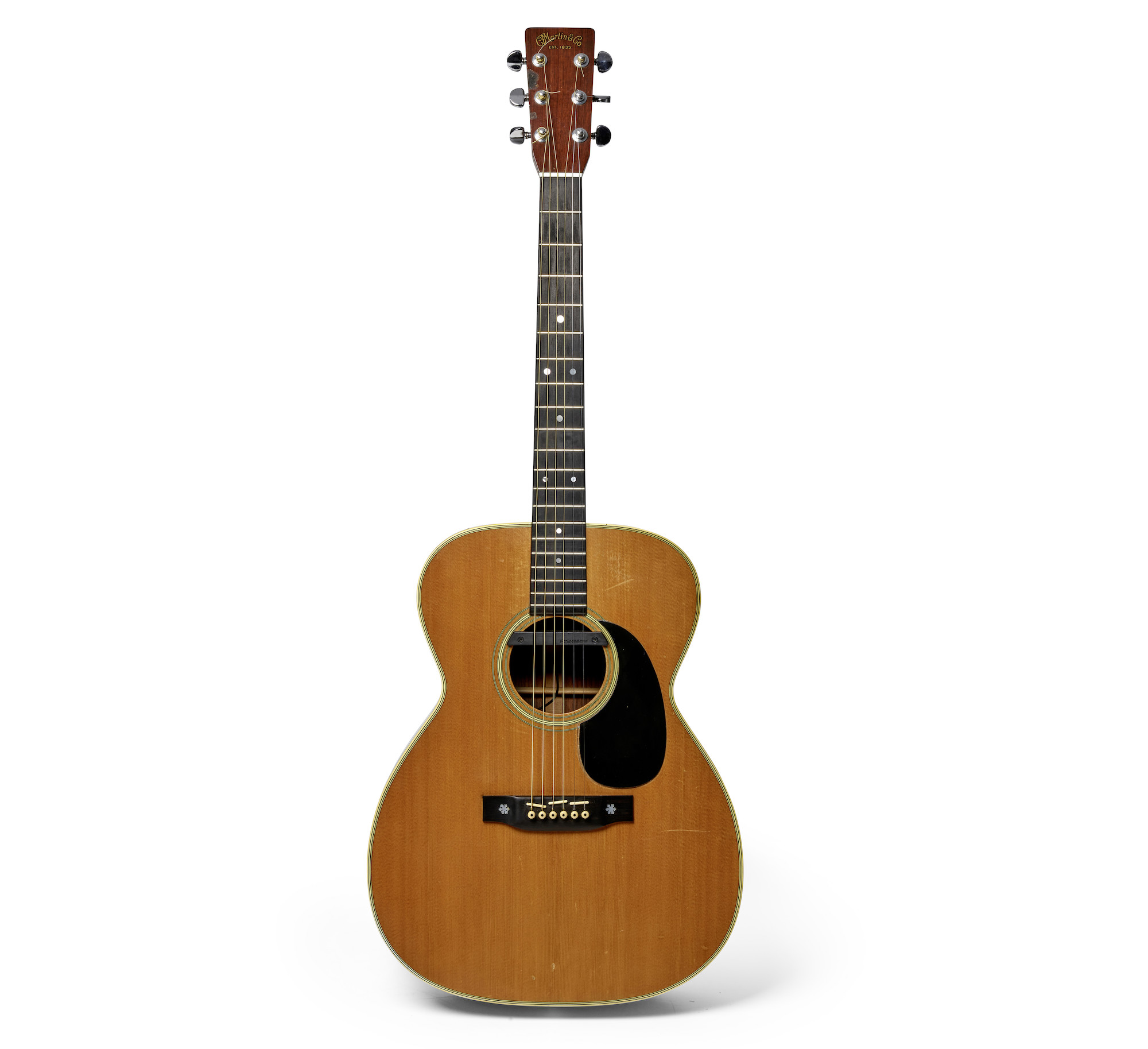 Eric Clapton's Martin acoustic guitar from 1974