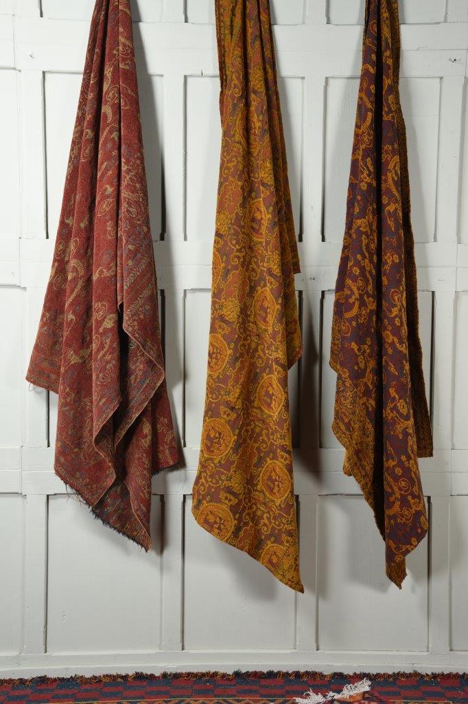 A collection of Mulberry scarves