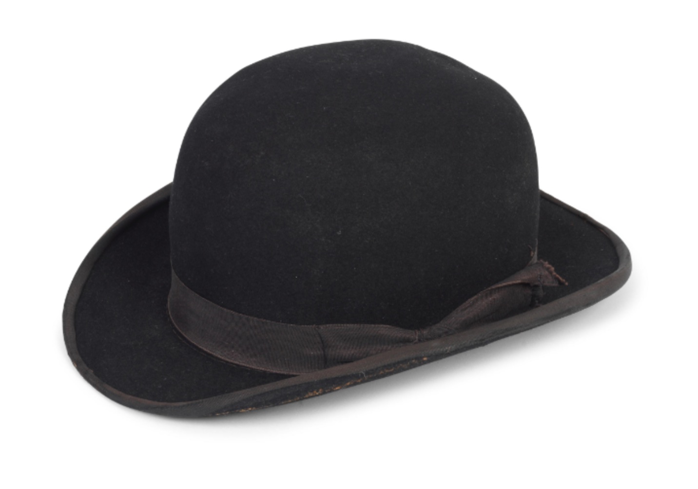A bowler hat that belonged to Stan Laurel