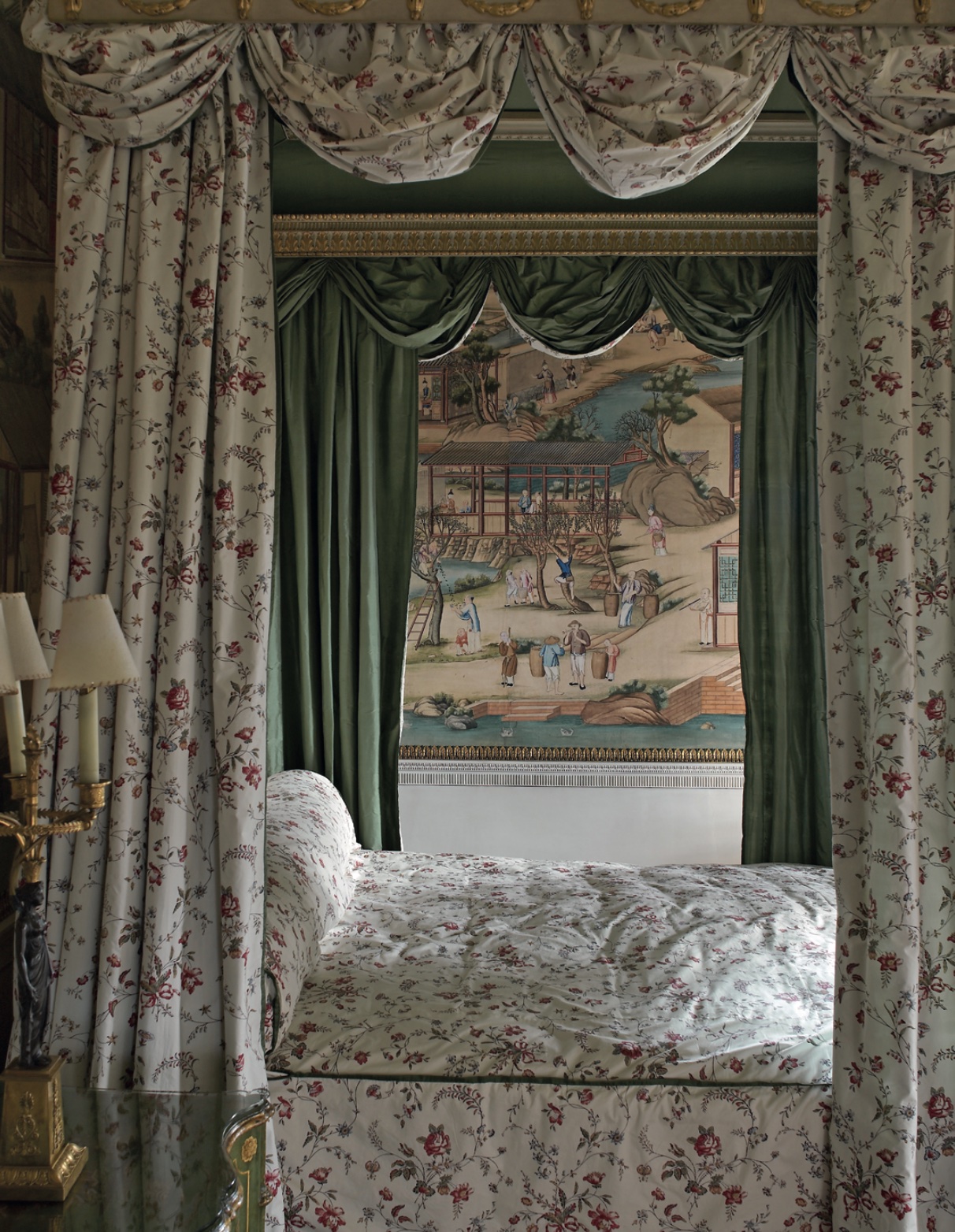Chinese Wallpaper is situated in the East Bedroom at Harewood House