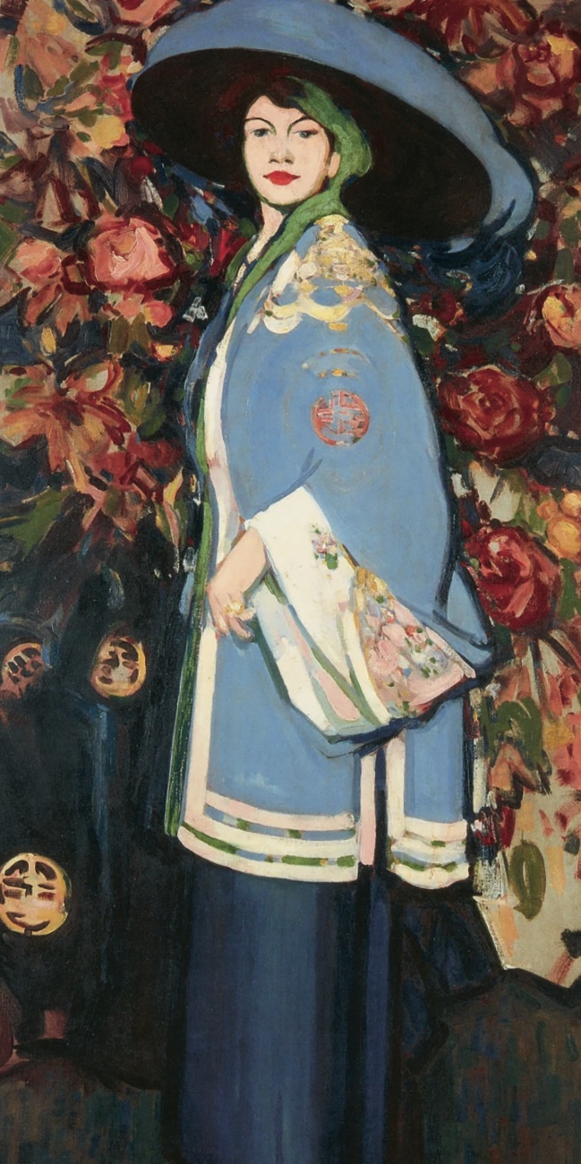 JD Fergusson (1874-1961) Le Manteau Chinois (Anne Estelle Rice), 1909