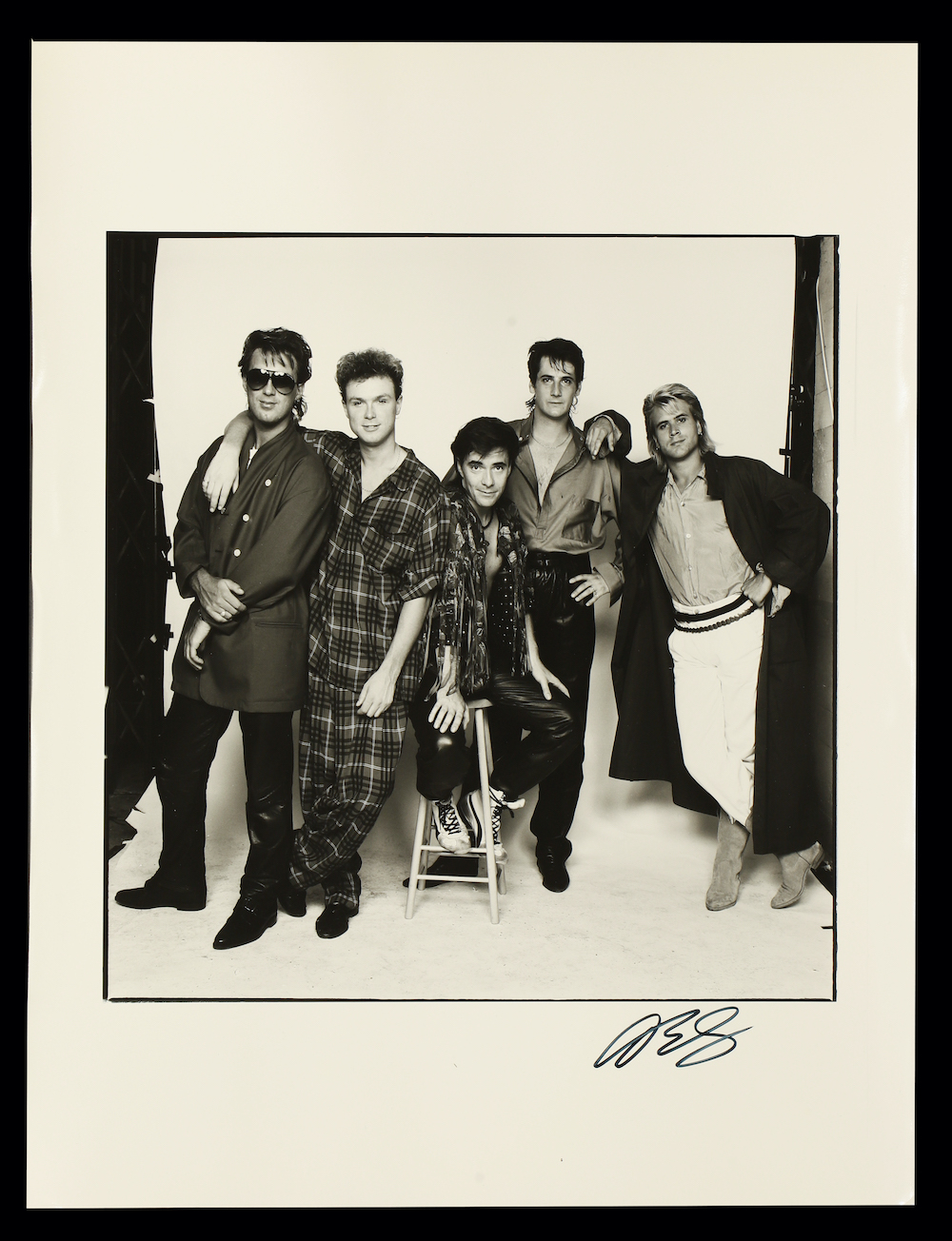 Spandau Ballet photograph taken by David Bailey for Live Aid in 1985