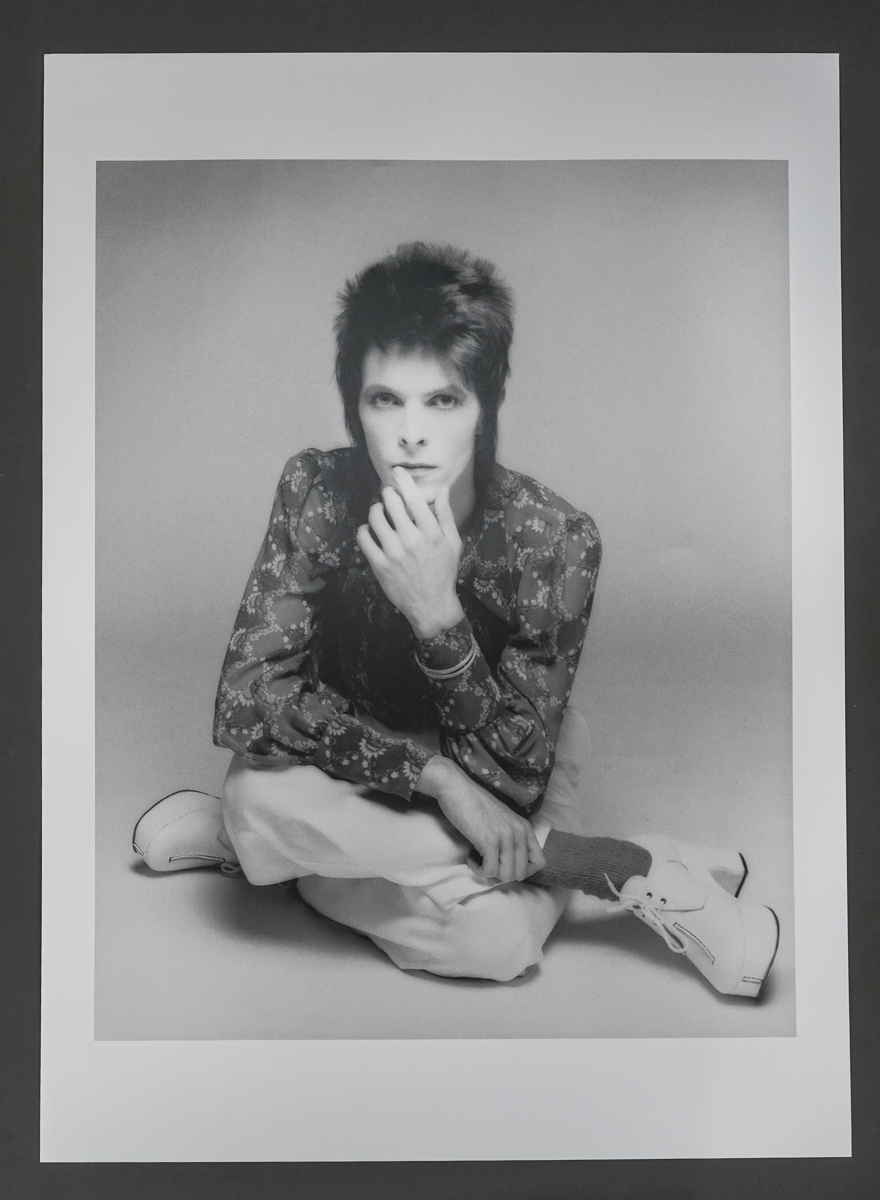 An image of David Bowie taken by the photographer Sukita