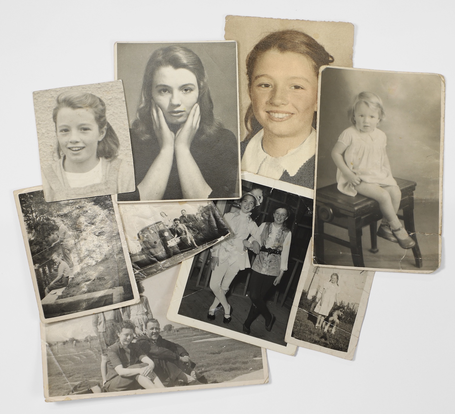 A collection of Christine Keeler childhood photographs