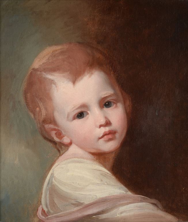 A portrait sketch by the artist George Romney