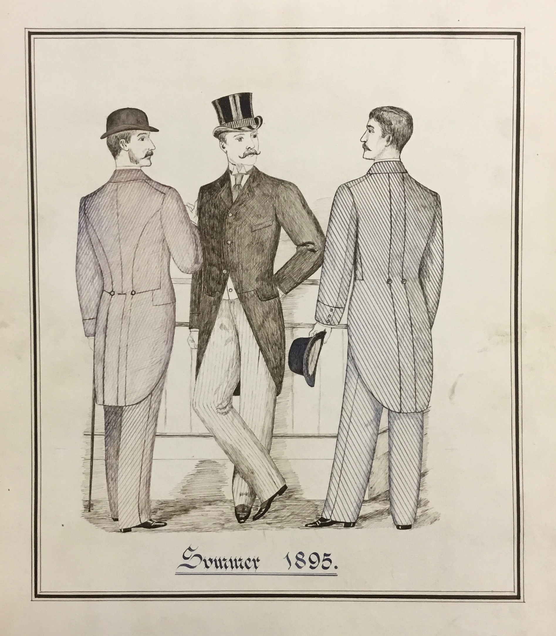 A military Master Tailor's 1895 pattern and sketch book