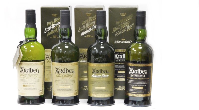 A collection of Ardbeg whisky set to sell at auction