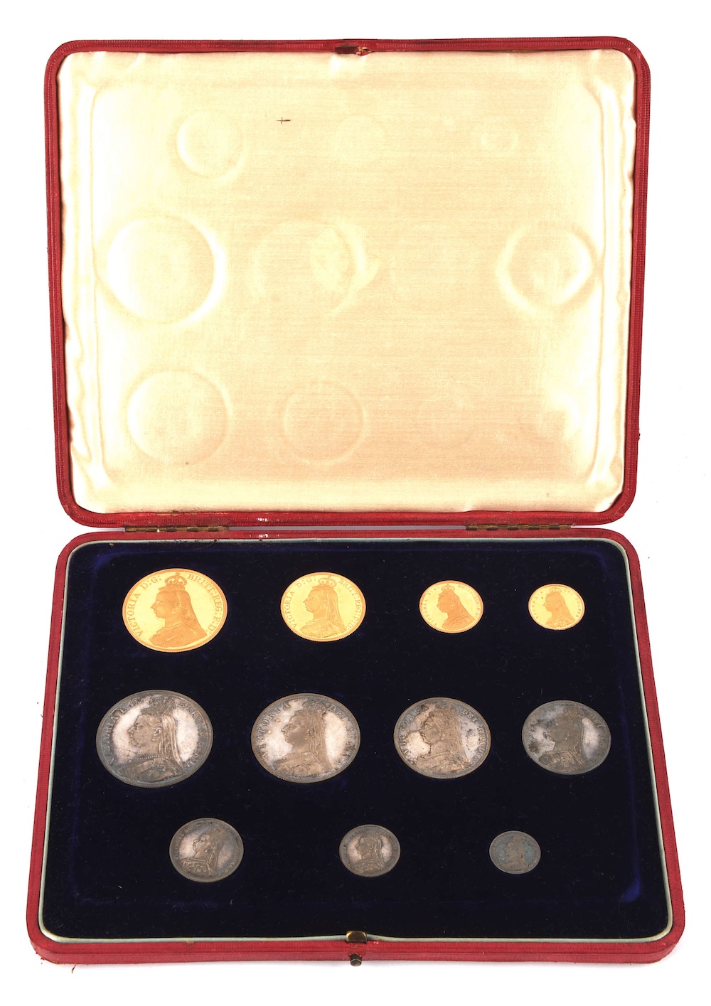 A rare set of proof coins from the Royal Mint to mark Queen Victoria’s Golden Jubilee in 1887