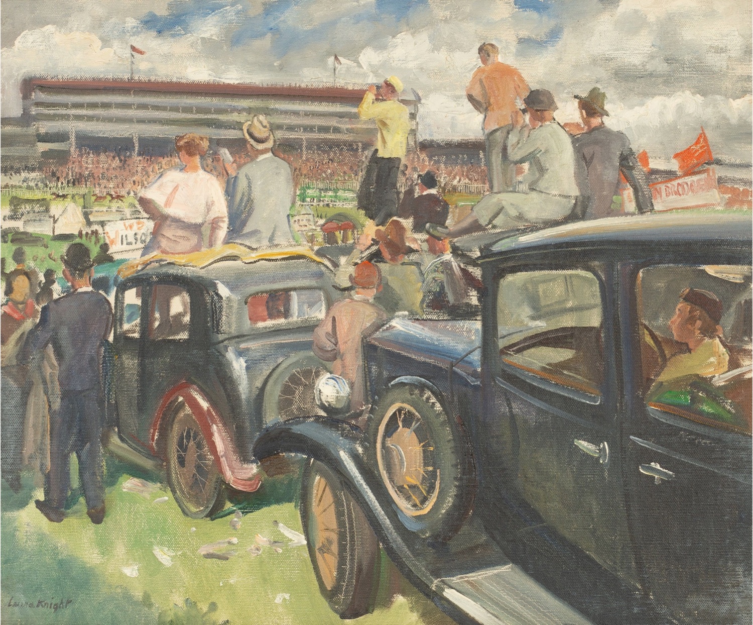 'Derby Day, Epsom' by Dame Laura Knight